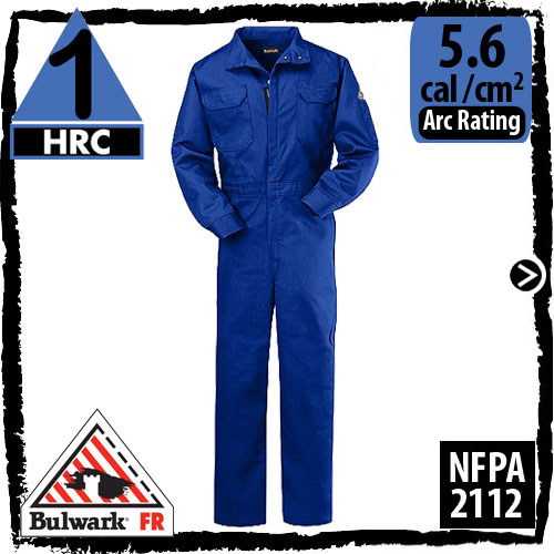 Stanco NX4681RBL Safety Products Large Royal Blue Nomex IIIA Arc Rated Flame Resistant Coveralls with Front Zipper Closure English Plastic 4.32 fl 1 x 1 x 1 oz 